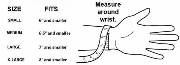 手腕周长测量方法图片