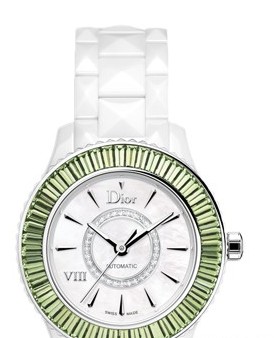 dior银白海风系列女表_迪奥银白色手表图片