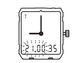 天梭多功能手表时间、日期、月份和星期的调校方法