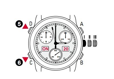 天梭带闹铃的计时腕表时间、月份、日期和闹铃的设置方法