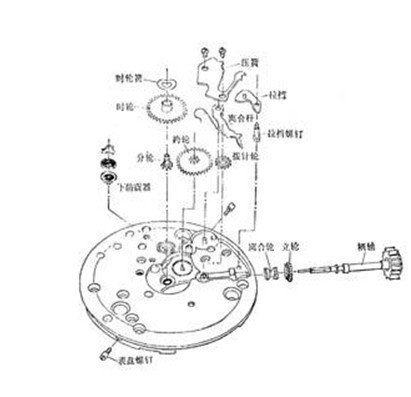 欧米茄机械表传动轮系的结构是怎样工作的？机械表传动轮系的原理