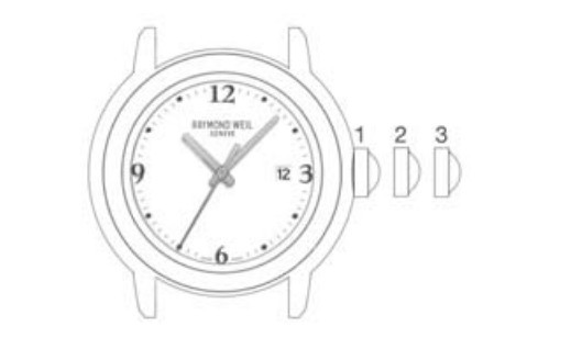raymondweil 雷蒙威Shine设计系列腕表的日期调校和时间设定
