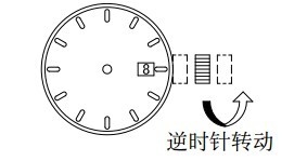 orient东方双狮 EL(40N) 腕表时间、日期设置方法