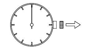 orient东方双狮腕表 EJ(40G)时间和日期设置方法