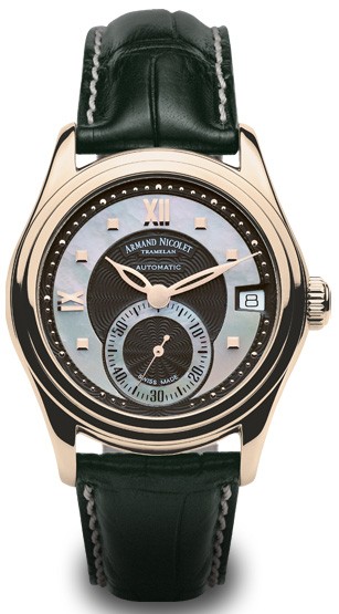 Armand Nicolet-Date&Small Seconds系列 7155A-NN-P915NR8 女士机械表