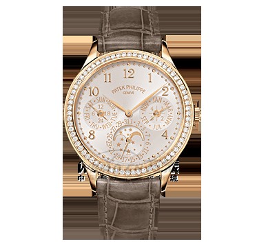 百达翡丽超薄手表 7140R-001 -玫瑰金款式 -女士腕表 超级复杂功能计时系列