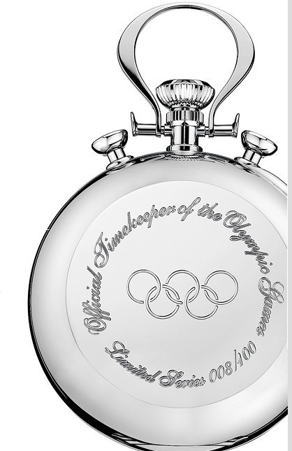 欧米茄怀表，欧米茄1932年 奥运追针计时怀表-反面