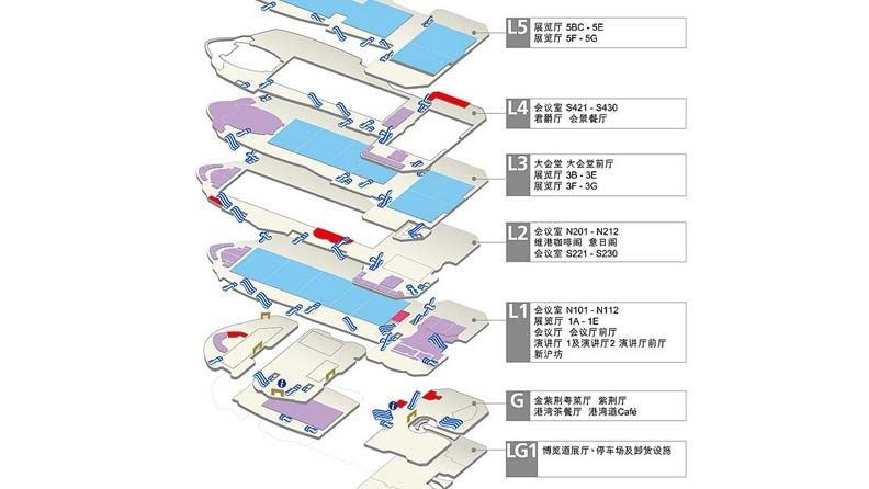 钟表与奇迹展会楼层指引图