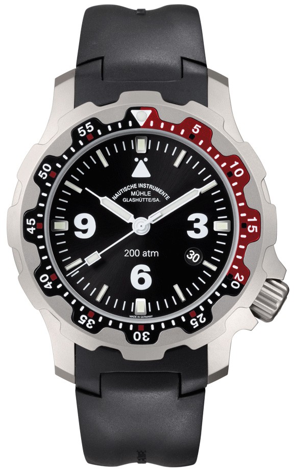 德国品牌：格拉苏蒂·莫勒Muehle·Glashuette Nautical Wristwatches 航海系列 M1-28-83-KB 机械男表