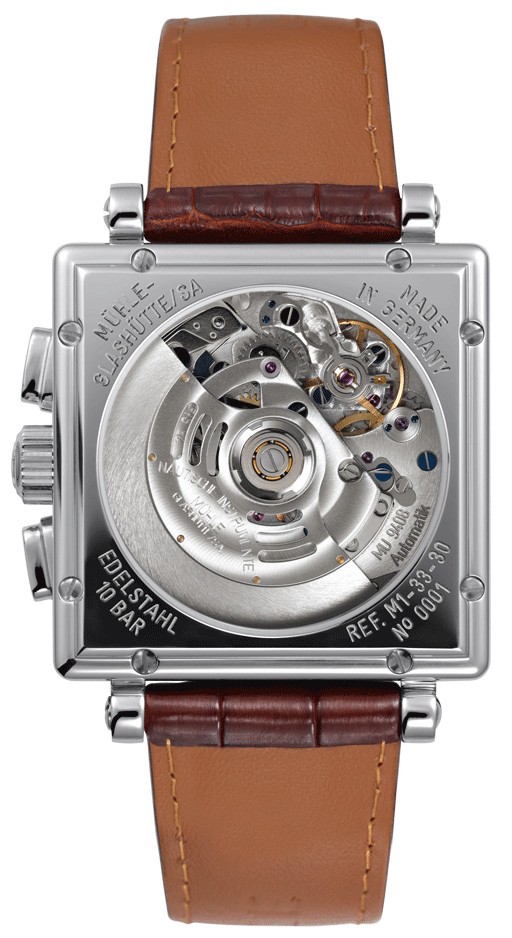 德国品牌：格拉苏蒂·莫勒Muehle·Glashuette Classical Timepieces 经典系列 M1-33-35-LB 机械男表