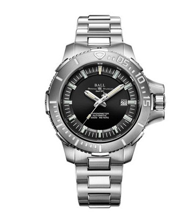 波尔工程师碳氢系列DM3000A-SC-BK 黑盘不锈钢表带手表