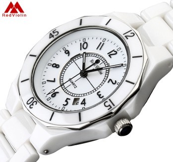 这是一款2013年推出的型号为CQ6819L赤琴手表时尚超薄白色石英女表