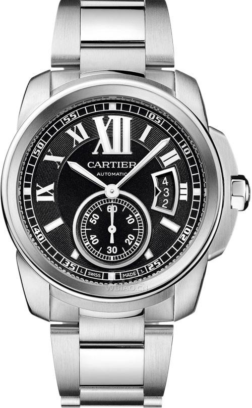 六万元左右男士手表之二：卡地亚cartier-CALIBRE DE CARTIER系列 W7100016 男士机械表