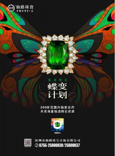 绿色珍宝 耀世蝶变——仙路铬透辉石O2O项目上海展受宠
