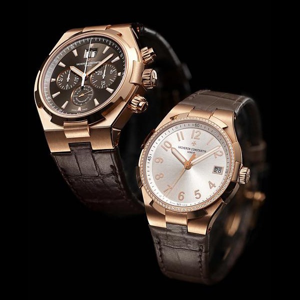 江诗丹顿推出2枚全新Overseas优雅粉金腕表，设计优雅独特无与伦比