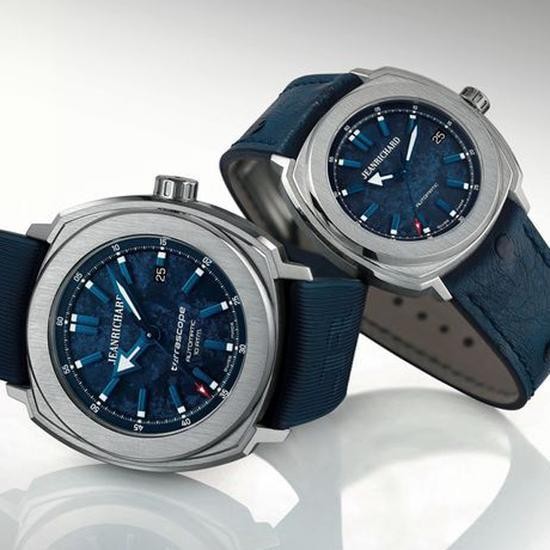 尚维沙Terrascope系列蓝色双骄腕表