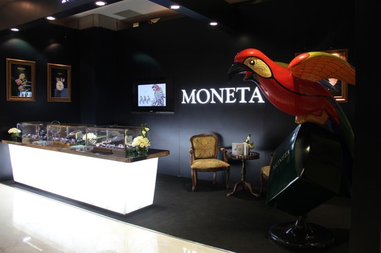 MONETA高级珠宝北京SKP商场一层珠宝展示区