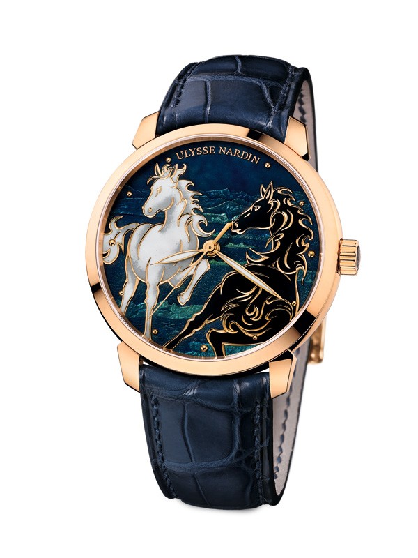 雅典表推出马年特别版「鎏金骐骥腕表」