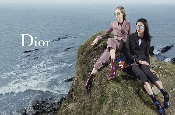 2015年冬季秀“Dior Abstract”太阳眼镜 体现现代舒畅简约气息