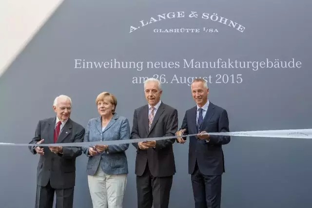 朗格手表：德国总理为朗格全新表厂主持揭幕仪式