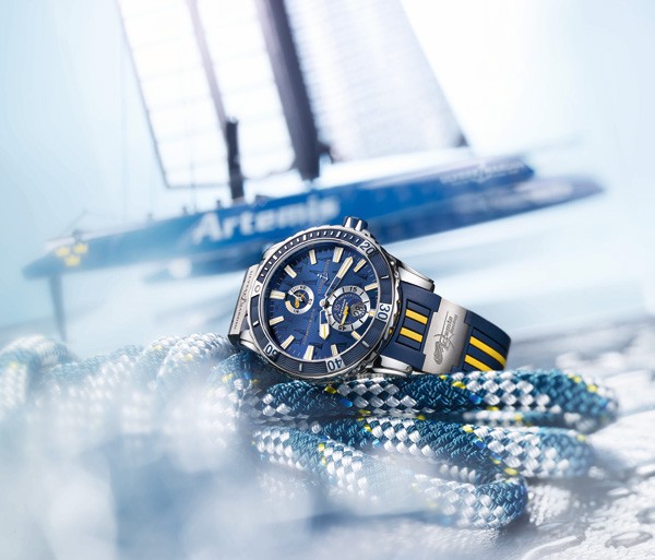 雅典表推出Artemis Racing航海潜水限量版腕表 源于特色工艺制作
