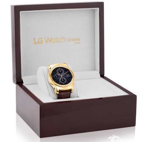 LG 23K 黄金智能手表将亮相2015年柏林国际电子消费品展览会