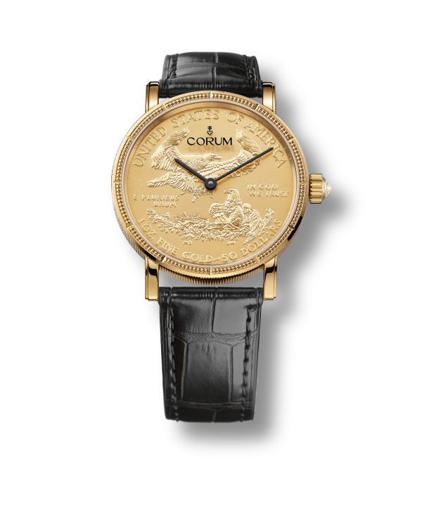 CORUM 推出50周年纪念版金币腕表
