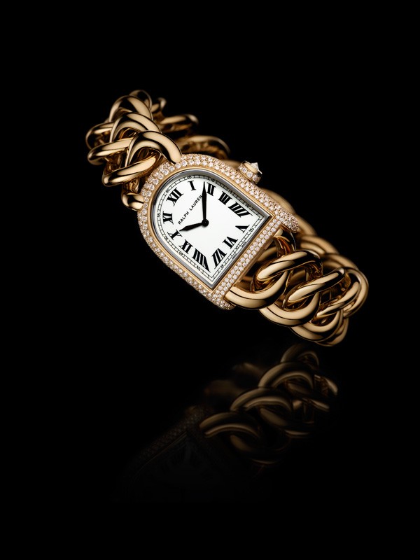 拉夫·劳伦全新迷你链节玫瑰金腕表：个性与品味的体现