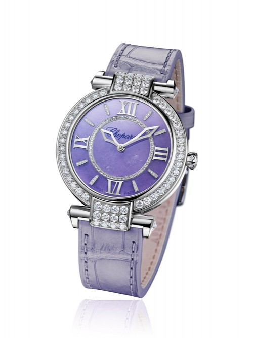 2016年Chopard萧邦Imperiale系列腕表再添新作，薰衣草紫色玉石Imperiale腕表