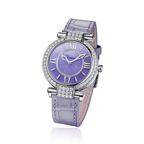 萧邦推出Imperiale系列薰衣草紫色玉石腕表
