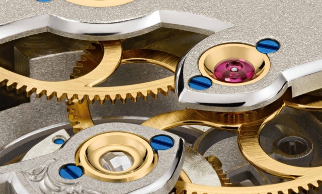 1815 TOURBILLON HANDWERKSKUNST的机芯结合珍罕修饰技术。