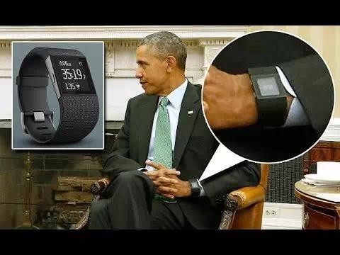 美国总统奥巴马也带上了智能手表