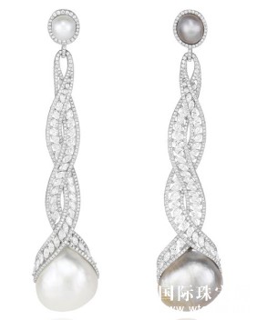 「导读」国际珠宝网之珠宝首饰：不对称耳环成为当下时装首饰的潮流之一