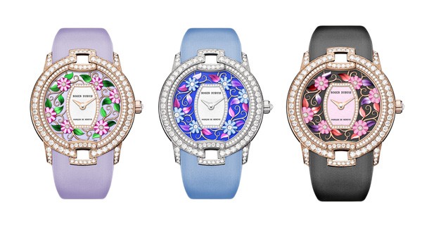 罗杰杜彼推出三款崭新的Blossom Velvet花漾名伶系列腕表