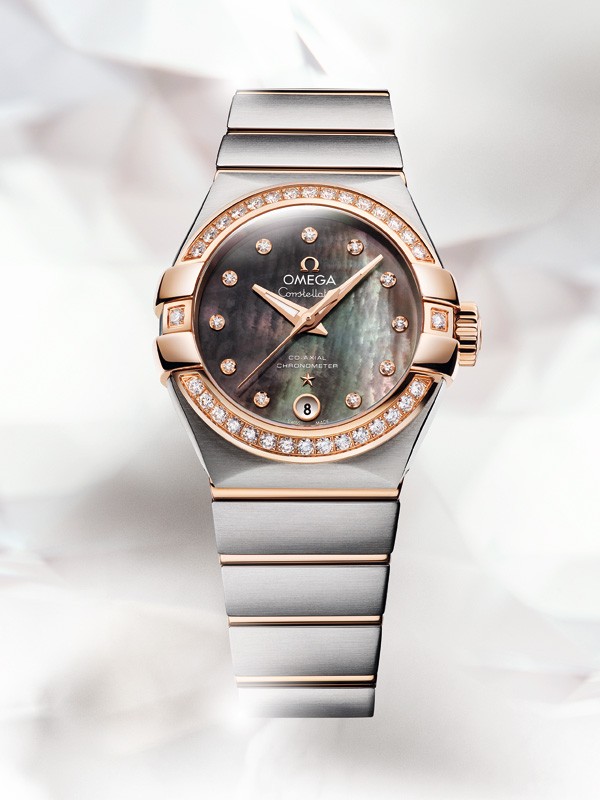 欧米茄星座系列大溪地贝母表盘腕表：精致闪耀，时尚奢华