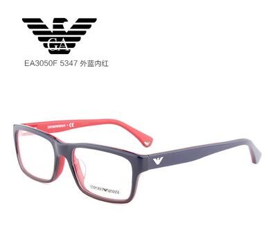 阿玛尼 EA3050F 男女通用 眼镜框 5347外蓝内红