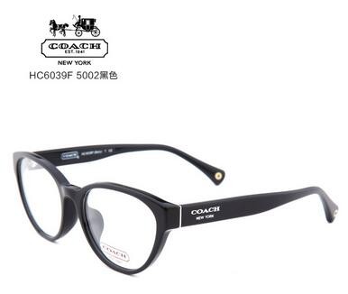 蔻驰女士潮款HC6039F板材5002黑色近视眼镜