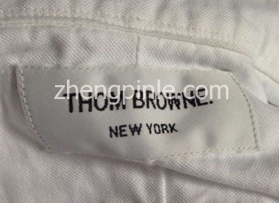 正品thom browne汤姆布朗衣服领标