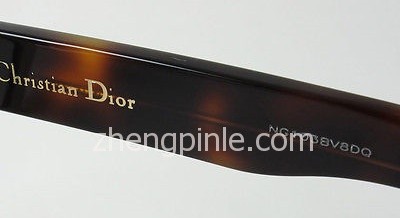 新款Dior迪奥太阳镜的镜腿序列号