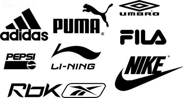 主流品牌运动用品标志