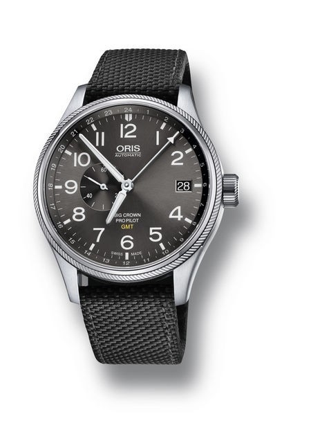 摩登航空范 豪利时2017款大表冠飞行员GMT腕表与计时码表问世