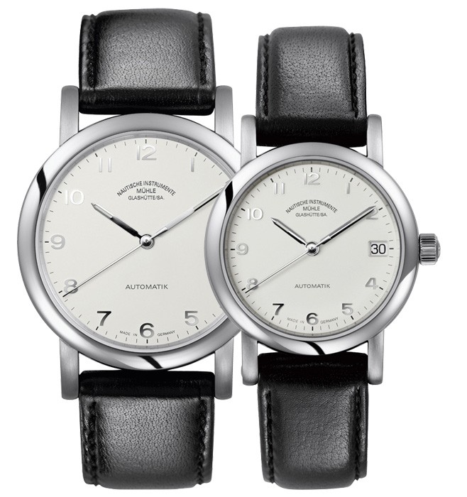 德国品牌：格拉苏蒂·莫勒Muehle·Glashuette Classical Timepieces 经典系列 M1-39-25-LB、M1-39-35-LB
