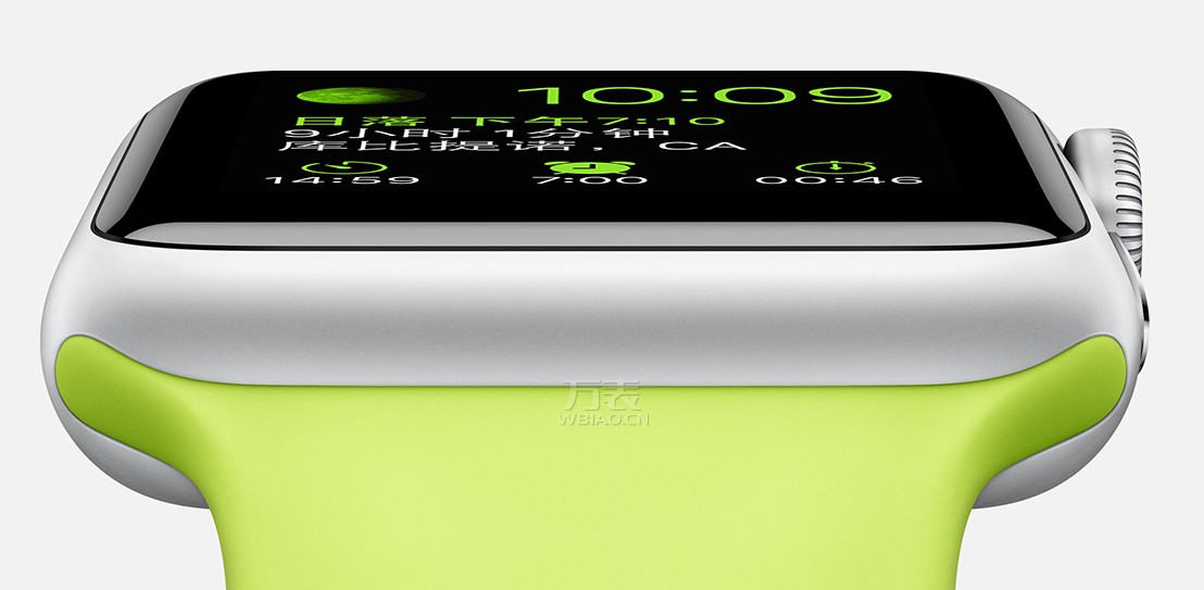 iPhone/苹果 APPLE WATCH-SPORT运动系列 绿色42MM 智能表